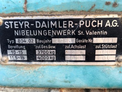 Bild 6:Steyr Hamster Ladewagen