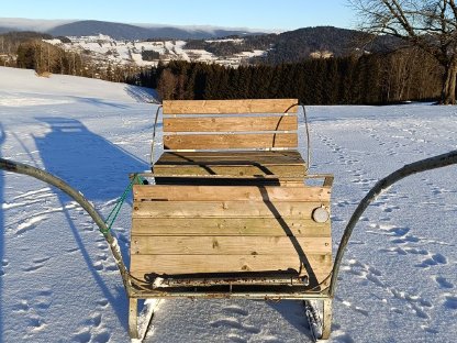 Bild 3:Pferdeschlitten