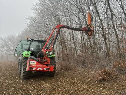 Bild 2:Windschutzgürtelpflege