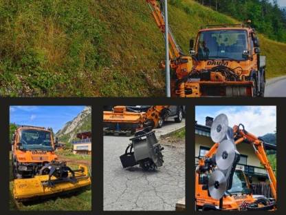 Böschungsmähen, Mulchen, Astsäge - Tirol, Zillertal