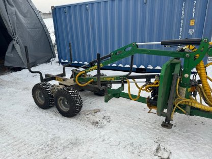 Kellfri Forstanhänger 2 t, 4,5 m, für Quad, Kleintraktor