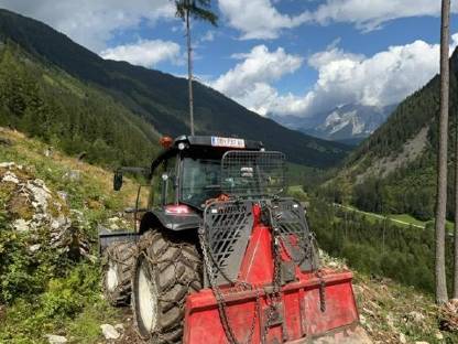 Bild 2:Holzschlägerung und Bringung, Schneeräumung