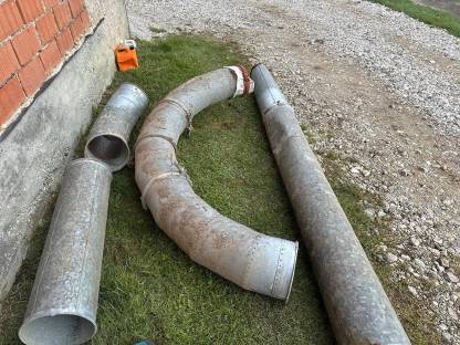 Rohre und Bögen Epple Blasius Silo Standhäcksler