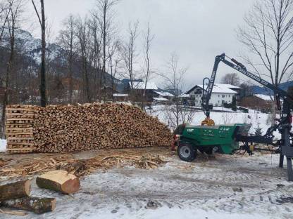 Bild 2:Brennholzspalten für 1 m Scheite