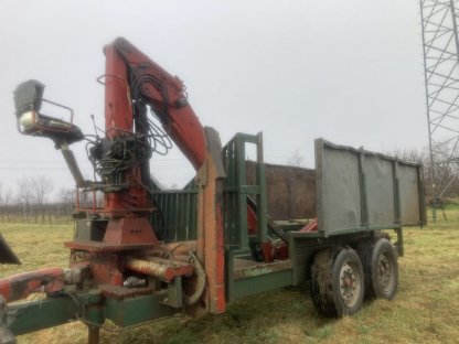 Rückewagen Kranwagen mit Penz 9100