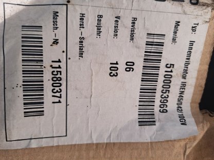 Bild 4:Betonrüttler mit Kabel