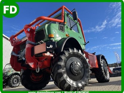 Unimog U2100 mit Ritter Forstausrüstung aus EZ 2005