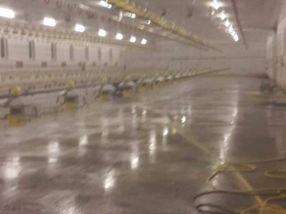 Bild 4:Stallreinigung