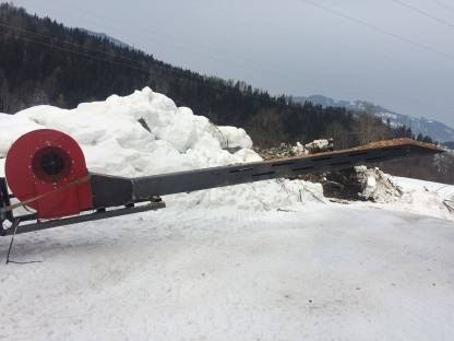 Bild 3:Hackschnitzeltrockner - Heutrocknung