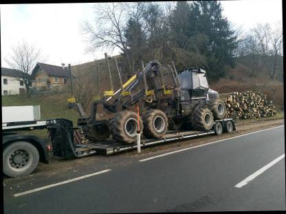 Bild 2:Harvester & Forwarder Arbeiten