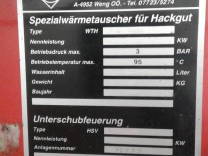 Hargassner WTH 35 Hackschnitzelanlage
