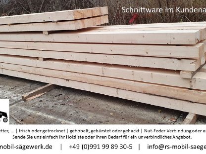 Bild 7:RS mobil Sägewerk - Lohnschnitt / Holzhandel / Bauholz