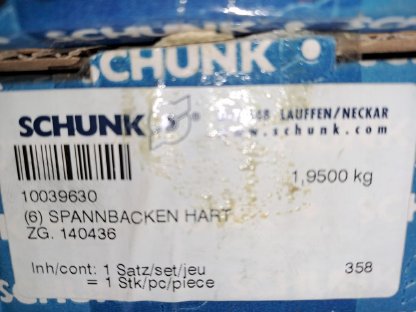 Neu Schunk Spannbacken hart