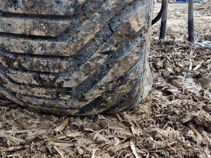 Bild 5:Biete bodenschonende / bodennahe Gülleausbringung