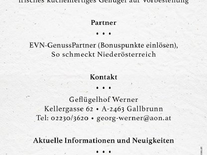 Bild 2:Geflügelhof Werner - Frischgeflügel ab Hof