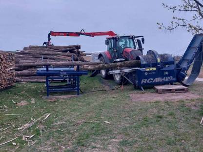 Bild 4:Brennholzaufbereitung