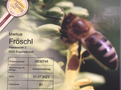 Bild 5:Honig aus dem Mühlviertel