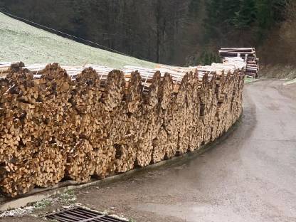 Hartes Brennholz