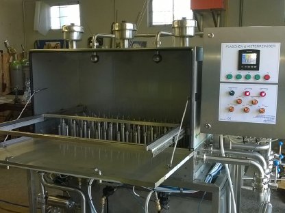 Bild 6:Flaschenwaschanlage, Flaschenwaschmaschine