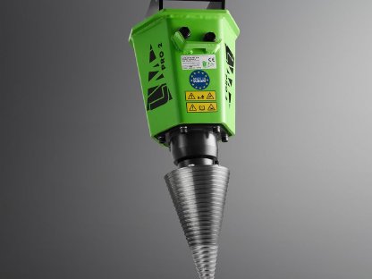 Bild 3:Kegelspalter Erdbohrer Bagger Linie PR