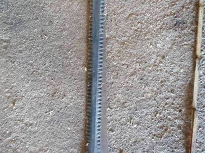 Bild 2:Siloblockschneider Messer