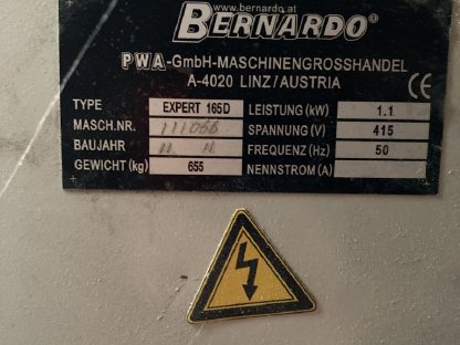 Bild 3:Drehbank Bernardo Expert 165D