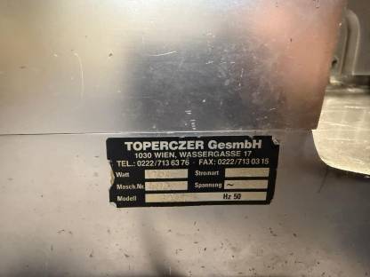 Bild 4:Toperczer Aufschnittmaschine