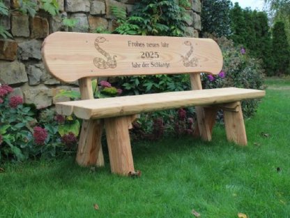 Bild 2:Gartenbank, Holzbank, Rentnergeschenk, Jubiläumsgeschenk