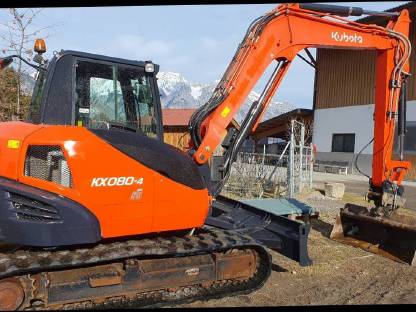 Kubota KX080-4 Bagger