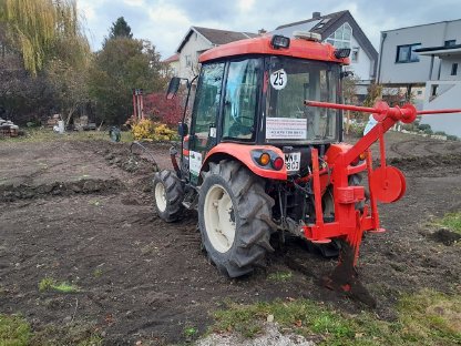 Bild 6:Leitungsbau mit Grabenfräse oder Kabelpflug