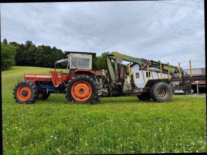 Rückewagen als Gesamtpaket mit 120 PS Same Buffalo