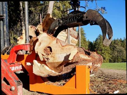 Langholzspalter, Holzspalter für über 5 m Länge