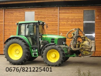 John Deere 6430 Premium mit Böschungsmäher