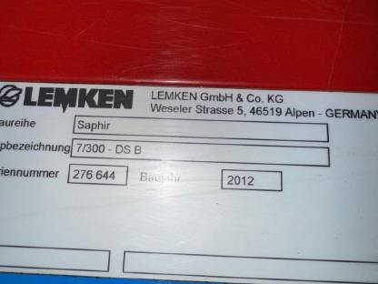 Lemken Zirkon 8/300 + Saphir 7/300