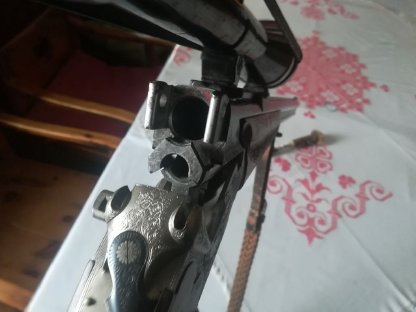 Bild 4:Ferlacher Bockbüchsflinte 6,5x57R und 16/65