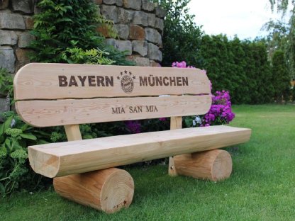 Bild 5:Gartenbank mit Gravur, Rentnergeschenk