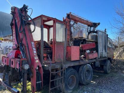 Seilkran KMB bergauf und bergab, Steyr Lkw Allrad 1490