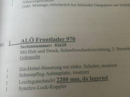 Bild 7:Frontlader und Zubehör Quicke