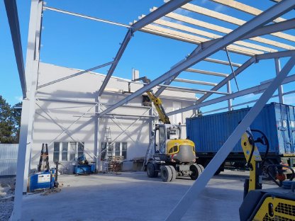 Bild 4:Leitungsbau mit Grabenfräse oder Kabelpflug