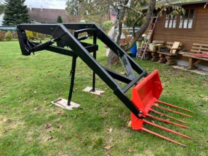 Bild 8:Steyr 8055 Frontlader