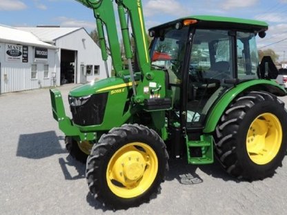 John Deere 5055E Cab and Loader