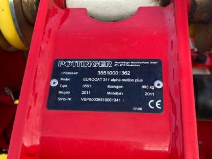 Bild 2:Pöttinger Frontmähwerk Alpha Motion - Eurocat 311 Plus