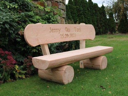 Bild 2:Gartenbank Holzbank Rentner Geschenk