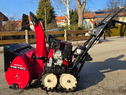 Honda HS760 Schneefräse Raupenantrieb E-Starter E-Kamin