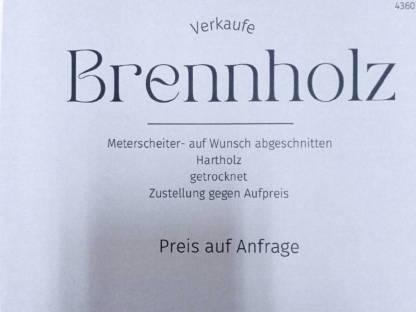 Brennholz