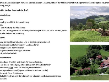 Landwirtschaftliche/r Mitarbeiter/in