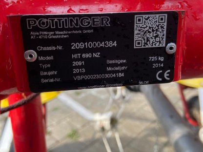 Bild 4:Pöttinger HIT 690 NZ