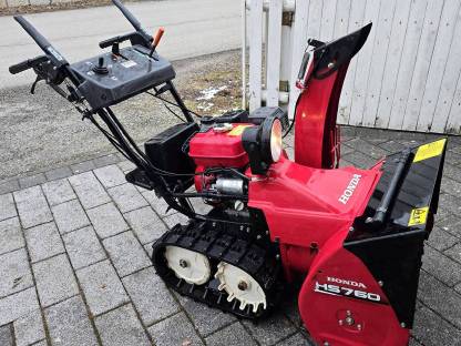 Honda HS760 Schneefräse Raupenantrieb E-Starter E-Kamin