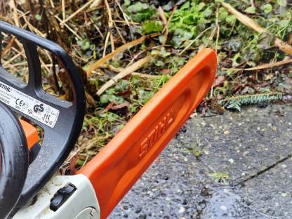 Bild 8:Stihl MS 270/C in Top-Zustand mit neuer Light 04 Führungsschiene