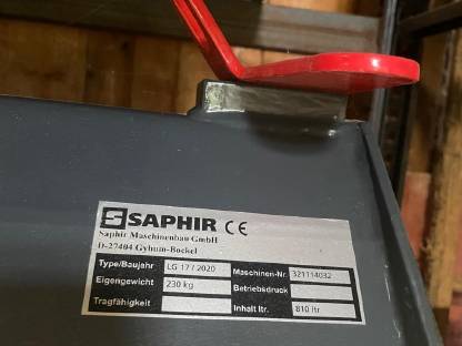 Saphir LG17 Frontladerschaufel